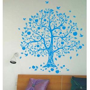 Quality Removable Wall Flower Stickers G175 / Floral Wall Stickers for sale