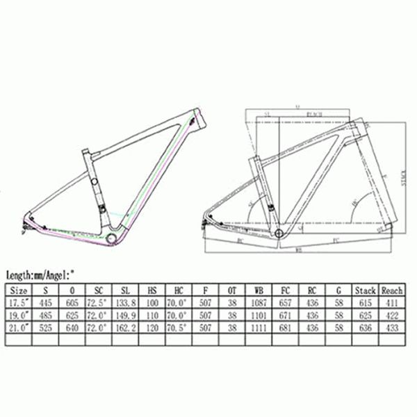 Superlight Carbon Fiber Bike Frame , 29er Mountain Bike Frame 142 X 12 Dropout