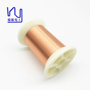 China 3uew 155 52 Awg Solderable Enamelled Copper Wire Ultra Fine Magnet For Watch on sale