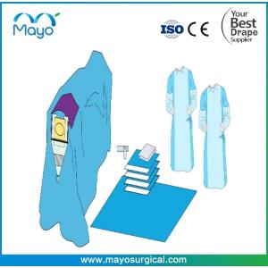 China OEM Hospital Use Surgical Disposable Craniotomy Drape Pack With Gowns on sale