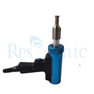 Titanium Horn Ultrasonic Plastic Spot Welder 800w Handheld For Auto Parts