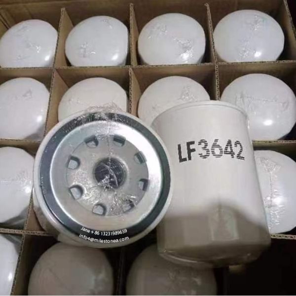 Construction Machinery Parts Oil Filter KS209-1 4183853 P550422 LF3642 For Excavator SK120 SH75 ZX120 R180