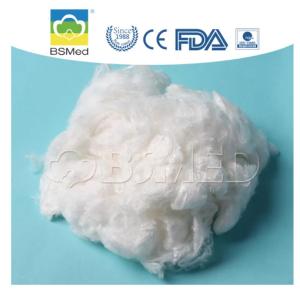 Bleached Cotton Absorbent Raw Materials Wool Medical Hygienic Customized
