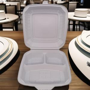 Simplicity Style Biodegradable Disposable Food Container Square Plastic Lunch