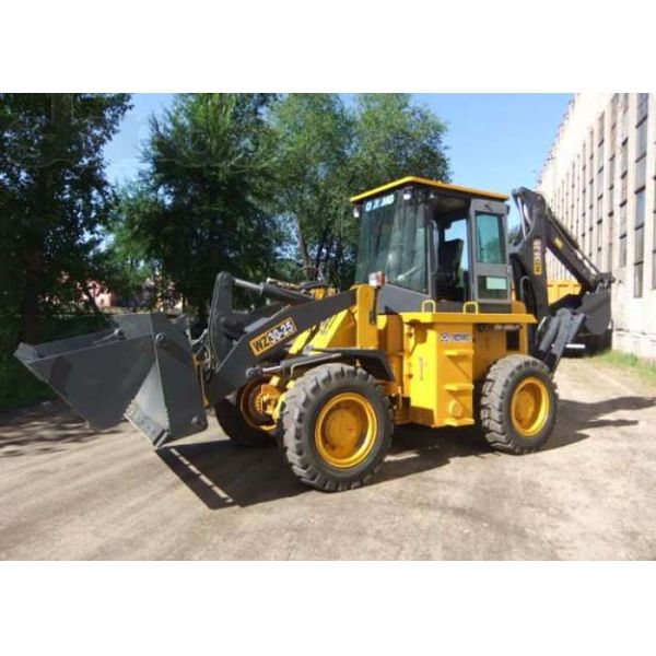 Low Noise Tractor with Bucket and Backhoe Wing Spread Support Leg 0.3M3 Digger