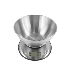 Stainless Steel Digital Kitchen Scale with Bowl Portable Battery-Powered Food