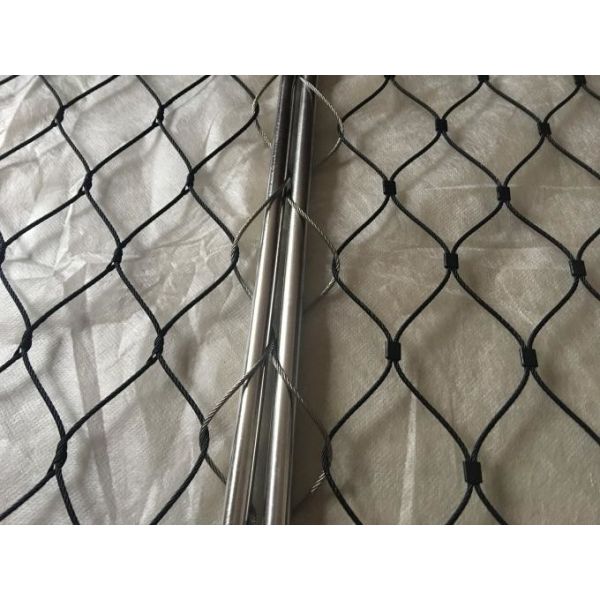 Buy Knotted Flexible Cable Mesh Metal Wire Rope Material Indestructible Long Using Life at wholesale prices