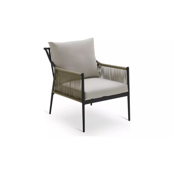 Transform Your Patio with AJUNION Metal Furniture Set Armchair Size W64 x D78 x H79cm