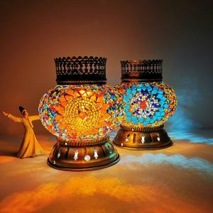 Turkish mosaic table Lamp vintage art deco table lamp(WH-VTB-13)