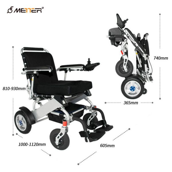 Buy 125KG Load Multifunction Lightweight Electric Wheelchair For Handicapped at wholesale prices