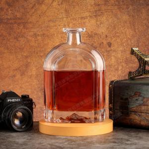 Customized Glass Wine Bottles With Hot Stamping Surface Handling