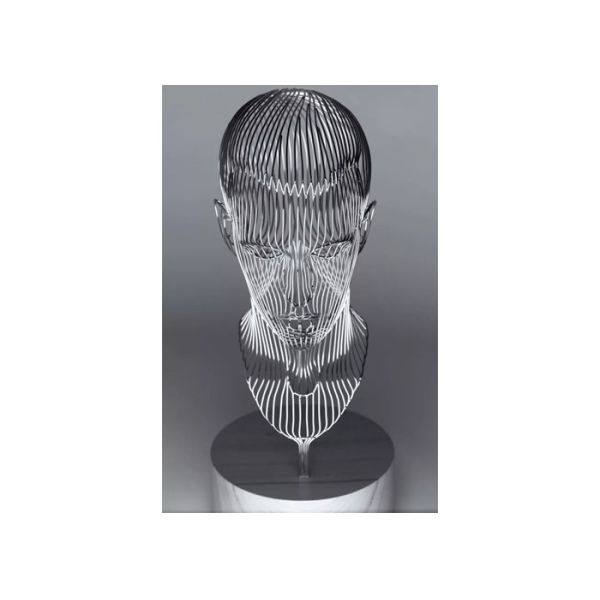 Stainless Steel Hollow Buddha Statue For Outdoor And Indoor Decoration