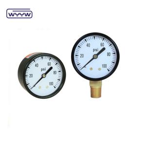 2" China factory steel plastic normal manometer