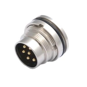 Electric Cable 8 pin straight angle threaded coupling infrastructure Waterproof