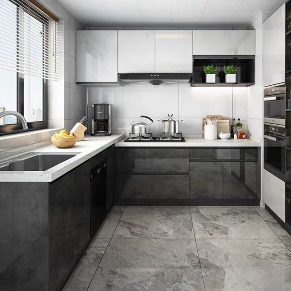 18mm MDF Modular Design Home Cabinet China Kitchen Furniture Luxury