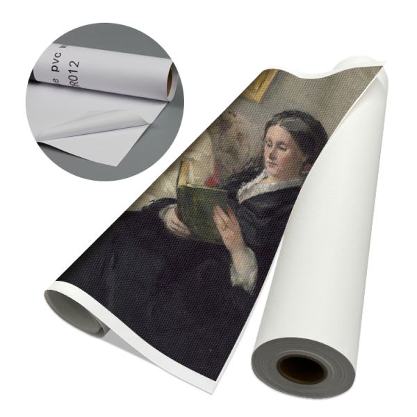 Premium Peel and Stick Canvas with Polyester Material and Eco-Solvent UV Ink