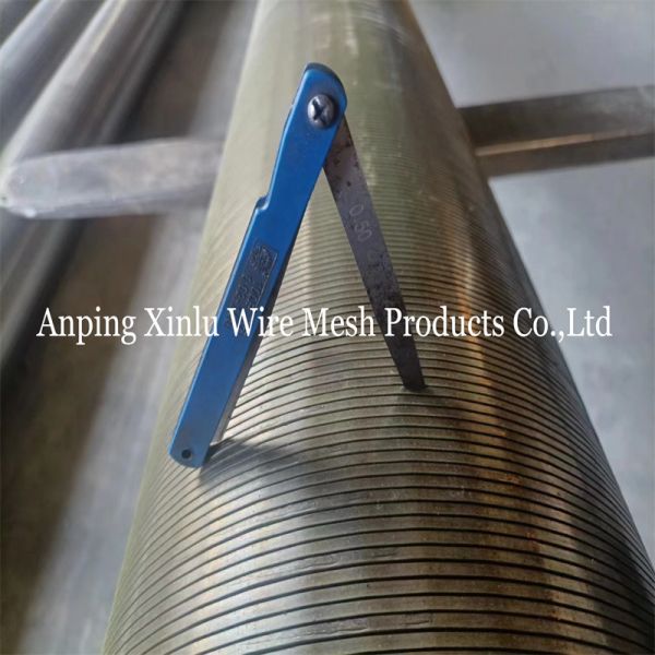 3x6mm Wire Water Well Screen Pipe 1" to 200" for Oil/Gas/Mining/Motor/Pump/Sewage Treatment/Groundwater Treatment/Waste