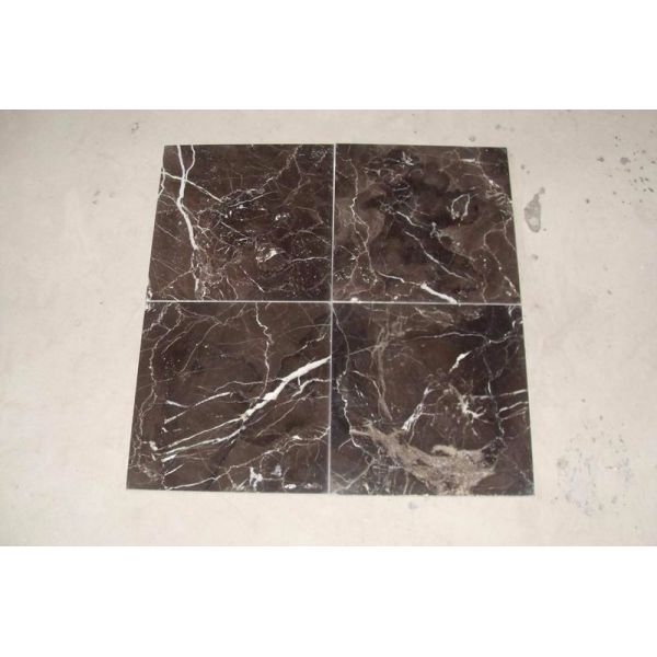 China Marble Dark Emperador Marble Tile Wholesale Chinese Polished Marble Flooring Tile for Building