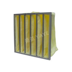 Quality Medium-efficiency pocket-type filter bags suitable for industrial filtration media and low-resistance non-woven fabrics for sale