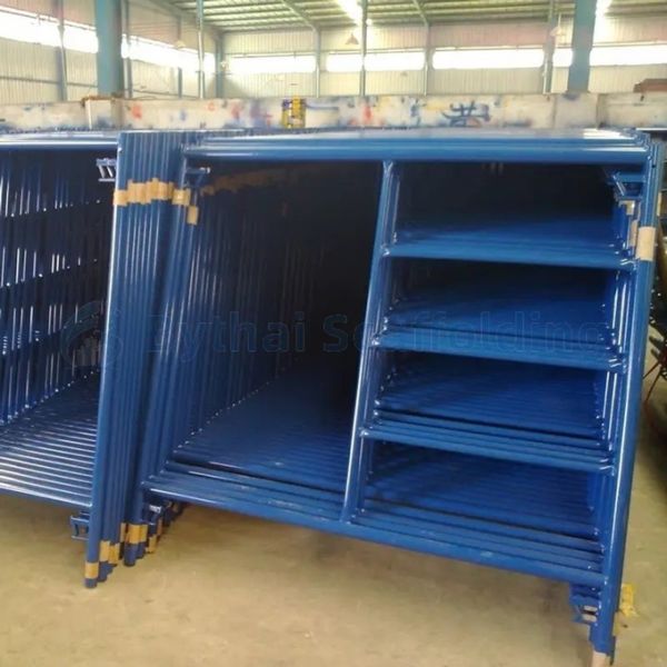 Pre-Galvanized Metal Step Frame Scaffolding For Commercial And Industrial Use