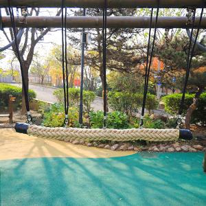 Playground Outdoor Steel Wire Rope Bridge Suspension Rope Bridge