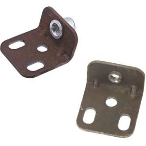 Chair Bracket Furniture Fixing Brackets 4 Holes Iron Material With M6 Rivet Nut