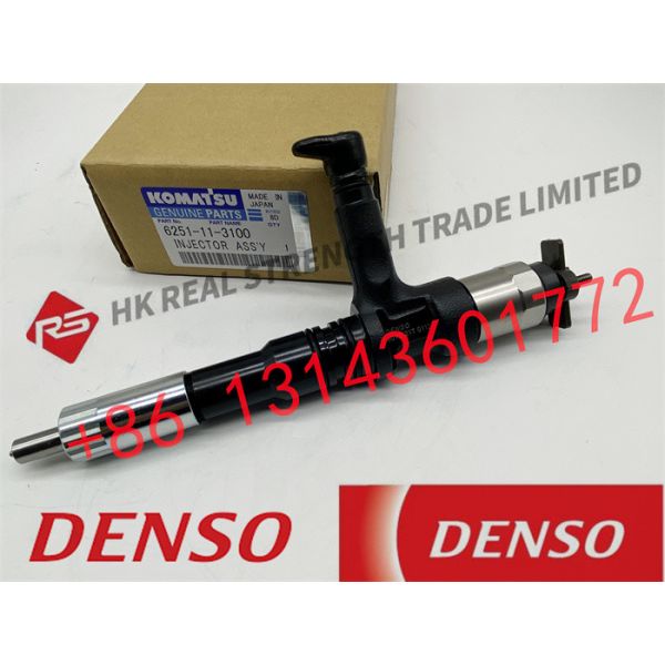 Buy PC400-8 PC450-8 Excavator 6D125 Engine Fuel Injector 6251-11-3100 095000-6070 at wholesale prices
