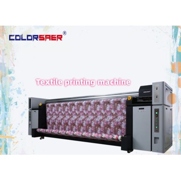 Buy 8 Pcs I3200-A1 Print Head Digital Fabric Plotter 3.2m Printing Width Polyester And Cotton Printing Machine at wholesale prices