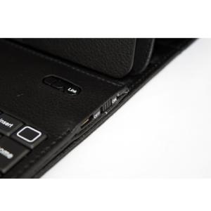 Ergonomic Design Black iPad 2 Bluetooth Keyboard Case With 76 Keys / Photo Frame