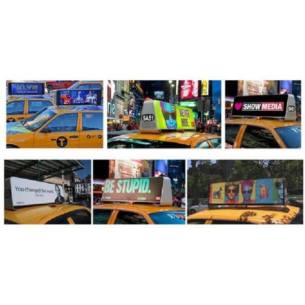 Waterproof P5 3G/ WIFI Wireless Car Roof LED Taxi Top Advertising Display