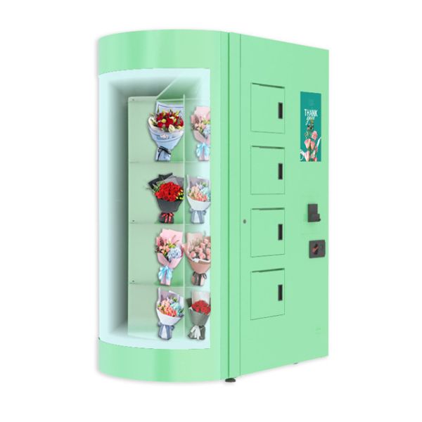 Buy Advertising Touchscreen Flower Bouquets Vending Machine For Hospital Clinic at wholesale prices