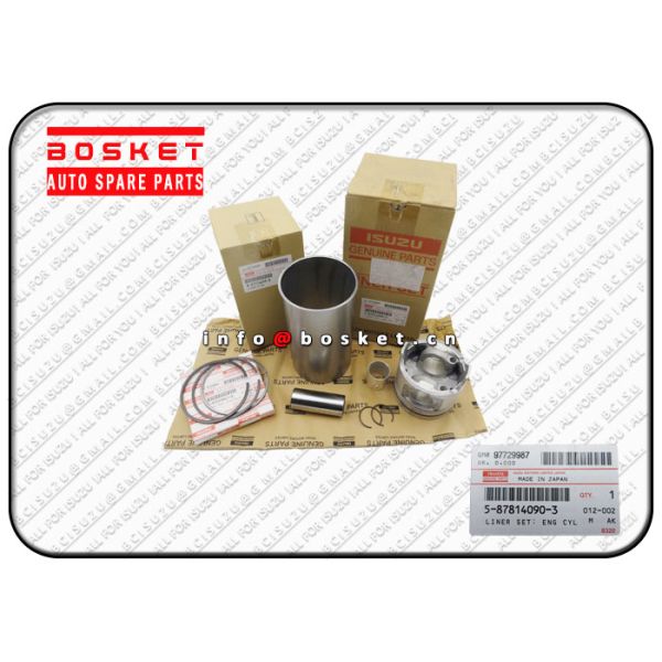 ISUZU NKR77 4JH1T Engine Cylinder Liner Set 5-87814090-3 5878140903 Oem Isuzu Parts