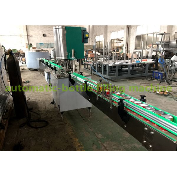 Buy Liquid Beverage Automatic Can Filling Machine ,  Mango Juice Canning Machine at wholesale prices