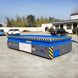 Battery Operated Trackless Transfer Trolley Self Propelled 40 Tons