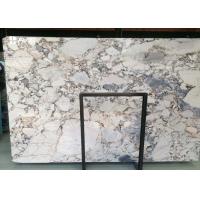 China Galaxy Blue Marble Natural Stone Slabs 18mm Highly Polished Moisture Resistant for sale