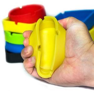 ODM Shatter Resistant Silicone Ashtray For Household Living Room