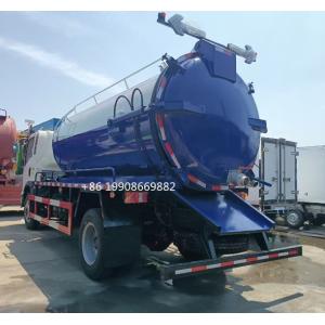 HOWO 4x2 Driver 10000L Sewage Suction Truck with Vacuum Pump for Sucking Waste