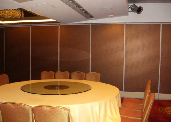 Customized Acoustic Folding Partition Walls , 500mm Panel Width