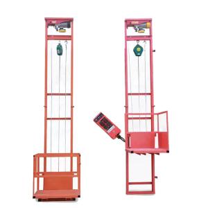 China 500kg 1000kg Warehouse Cargo Lift Vertical Electric Freight Elevator on sale