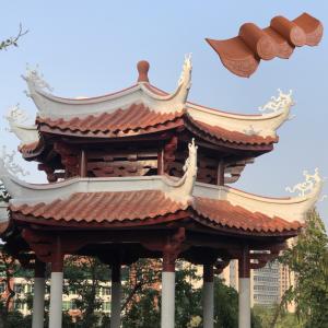 Quality Beautiful 12mm Chinese Clay Roof Tiles Graphic Design for sale