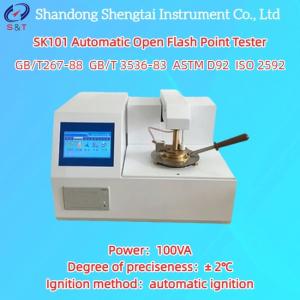 LCD Display Automatic Open Flash Point Tester RT ～ 400℃ Forced Air Cooling ASTM