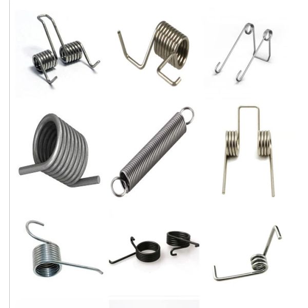 Buy Industrial Stainless Steel Wire Forming Zinc Plated Double Spiral Torsion Spring at wholesale prices
