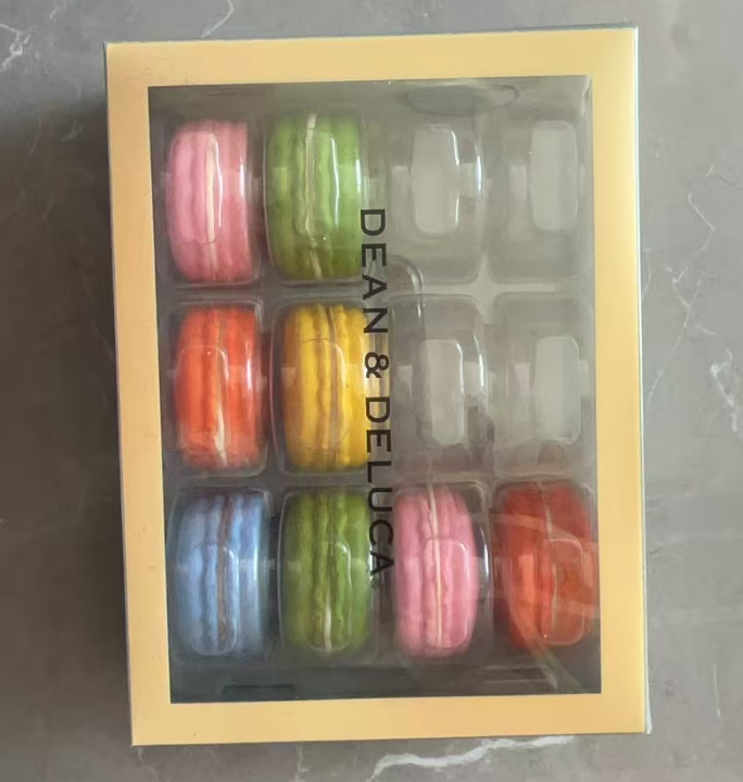 Customized macaron gift box packaging, customized macaron paper box packaging,