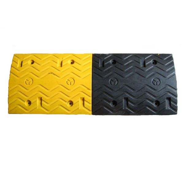 Buy crush-resistant rubber speed hump on road at wholesale prices