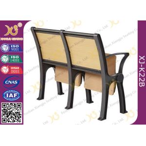Wood Board Aluminum Alloy Frame College Classroom Tables And Chairs