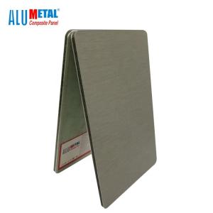 3mm Plastic Metal Composite Panel Vmzinc Aluminum Cladding Indoor 0.7mm