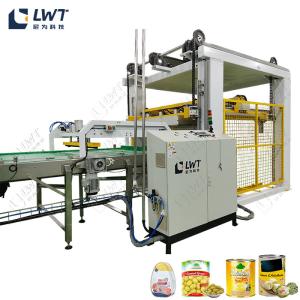 High Speed Automatic Meat Canned Palletizer Machine / System AC 380V