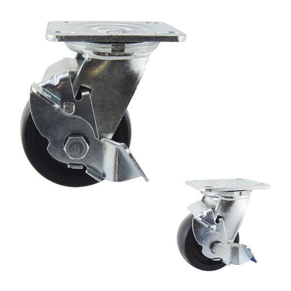 Buy Side Brake 660lbs Load Capacity Heavy Duty Casters Swivel Plate at wholesale prices