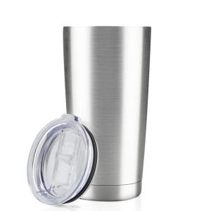 China Silver Stainless Steel Tumbler Thermal Travel Mug Beautful Design on sale
