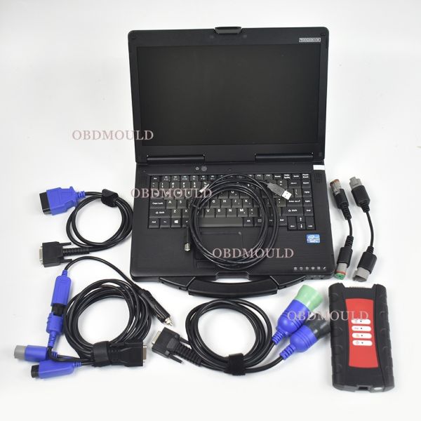 Buy Diagnostic kit INLINE 7, pre installed Insite 8.7 software CF53 laptop for Cummins diesel truck engine diagnosis at wholesale prices